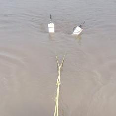 Water quality probes in the Ravi River