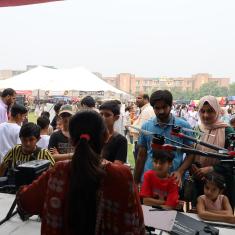 WIT researchers during Lahore Science Mela 2023