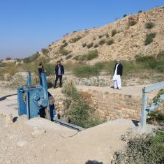 WIT faculty visiting the Namal Watershed in Mianwali