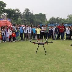 Drone showcase at the Lahore Science Mela 2023