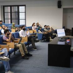 Presentation underway for the 2025 Summer Mentorship Program at WIT: Showcasing insights and experiences from the program.