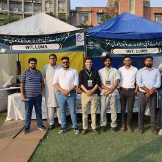 Group photo of WIT staff at the Lahore Science Mela 2026